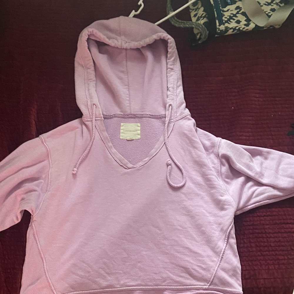 American Eagle cropped hoodie
